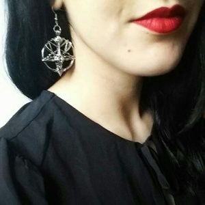 Baphomet earrings
